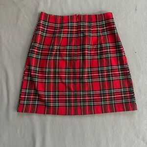 Brandy Melville Red Black Pencil Mini Skirt Clueless